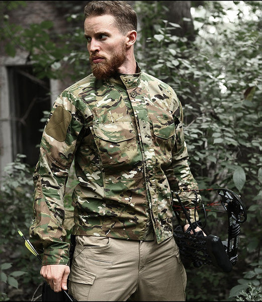 Tactical Mens Shirt Military Combat Long Sleeve