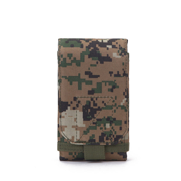 Tactical Camouflage Waist Belt Nylon Mobile Phone Case