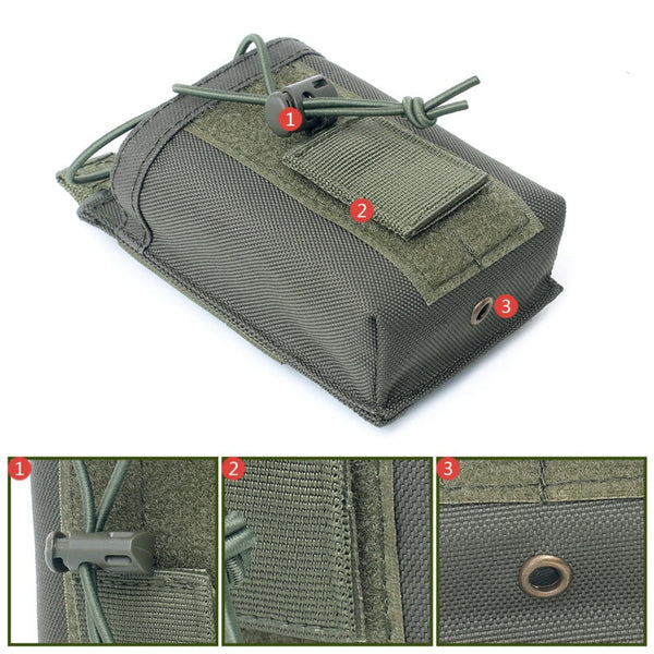 1000D Tactical MOLLE Walkie Talkie Magazine Pouch Pocket