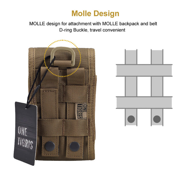 OneTigris Tactical MOLLE Phone Case Waist Pouch