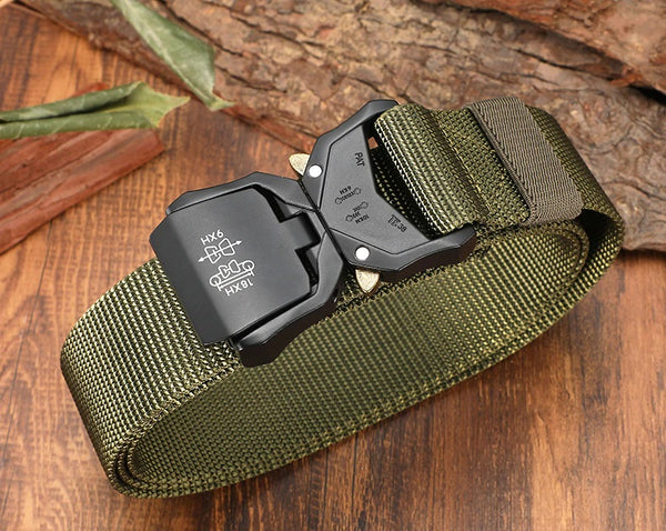 Quick Release 3.8cm Width Tactical Belt 125-140cm Length Free Adjustment