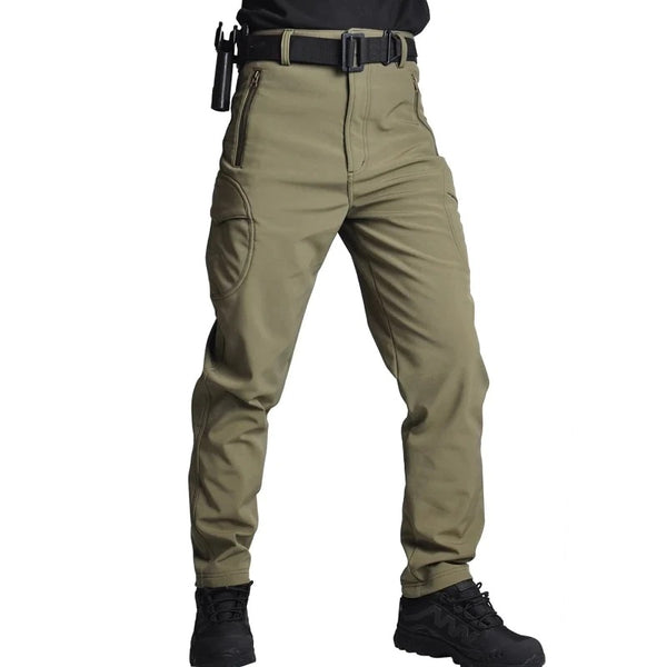 Tactical Mens Cargo Pants Quick-Drying Sharkskin Trousers