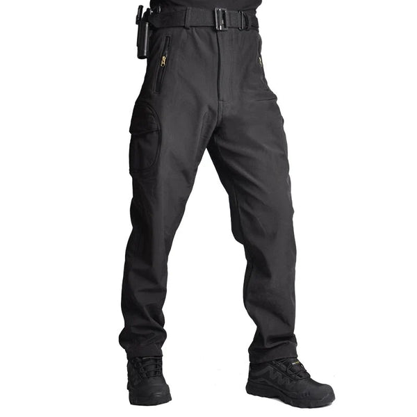 Tactical Mens Cargo Pants Quick-Drying Sharkskin Trousers