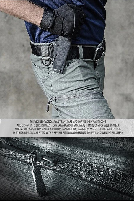 Men's Urban Cargo Pants Waterproof Ripstop Tactical Pants