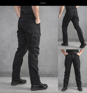 Tactical Mens IX2 Cargo Pants Durable Lightweight Trousers Ripstop Waterproof